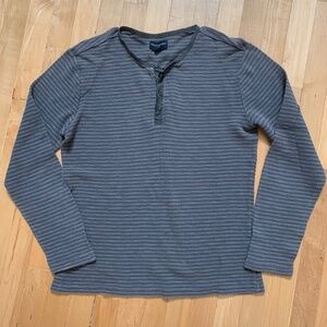 Banana Republic Long Sleeve Waffle Henley  Top Size Medium